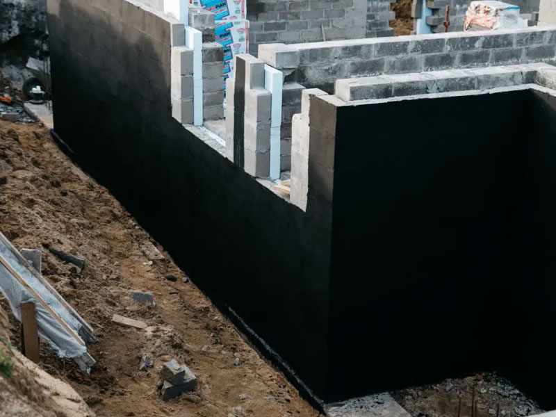 foundation waterproofing house