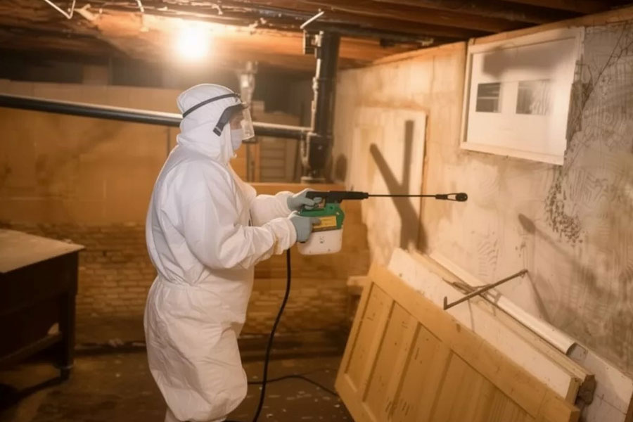mold in crawl space
