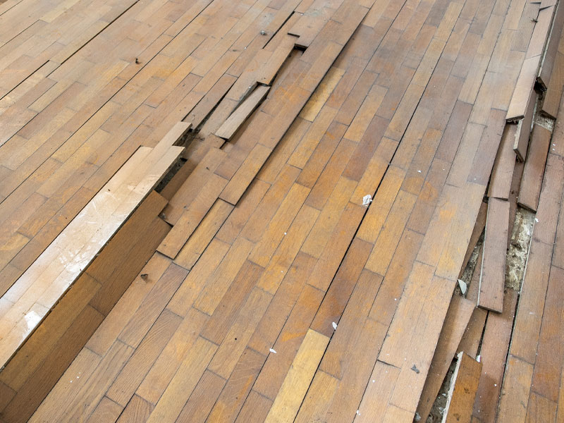 sagging floor dig um up repair